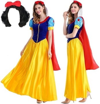 STRÓJ KOSTIUM KRÓLEWNA ŚNIEŻKA COSPLAY