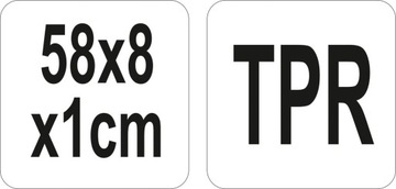 КОВРИК ДЛЯ БАРМЕНА 58x8x1 СМ YATO