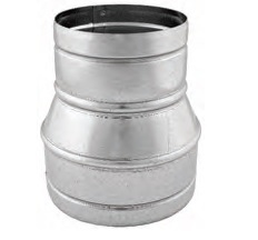 Redukcja do rur elastycznych ocynk 125/120 spiro