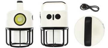 Фонарик Светодиодная лампа Аккумулятор PowerBank USB Кемпинг