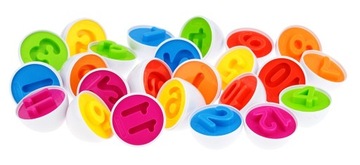 ЗАГАДКА МОНТЕССОРИ ЦИФРЫ ЯЙЦА СОРТИРОВКА НОМЕРОВ