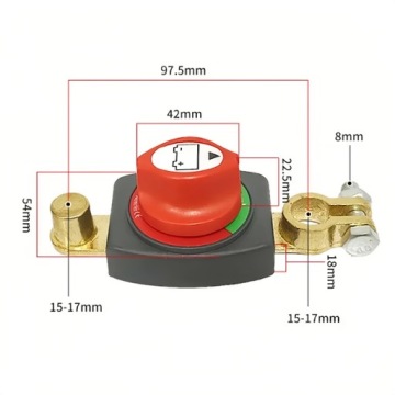 ГЛАВНЫЙ ВЫКЛЮЧАТЕЛЬ ТОКА 12 В 24 В 48 В 275 А ЗАЖИМ ДЛЯ КАБЕЛЬНОГО КАБЕЛЯ