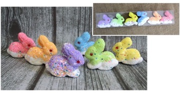 ЗАЙЧИК 3 шт ЗАЯЧКИ ПАСХАЛЬНЫЙ ЗАЯЧИК НА ВЕРСИКЕ ЧУДЕСНАЯ КОРЗИНА 25см STRO