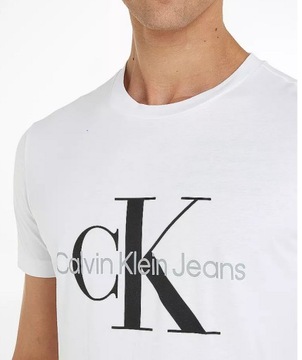 Calvin-Klein T-Shirt Męski biały rozmiar XXL