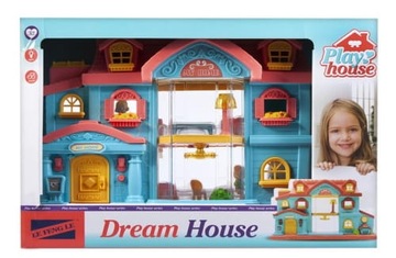 DOMEK DLA LALEK Z AKCESORIAMI