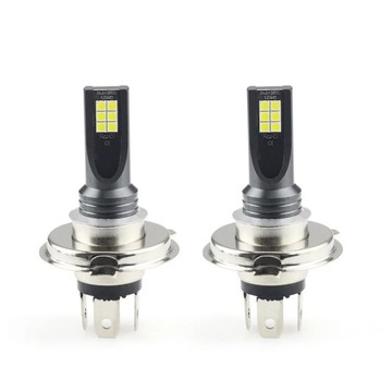 ŻARÓWKI LED H4 BARDZO MOCNE REFLEKTOR 7000K LAMPA
