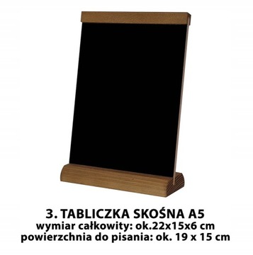 ДОСКА ДЛЯ ПИСЬМА МЕНЮ А5 ДЛЯ БАР-РЕСТОРАНА