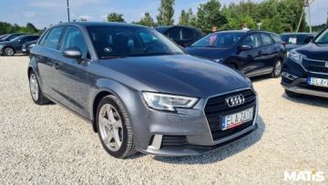 Audi A3 8V Sportback 5d Facelifting 1.4 TFSI COD Ultra 150KM 2017 Audi A3 Sportback 1.4T manual climatronic aktywny tempomat bi xenony bezwy, zdjęcie 30