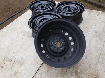 4× DISK OCELOVÝ TOYOTA OE 6.0" X 15" 5X100 ET 39
