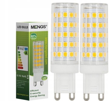 ŻARÓWKA LED G9 10W=80W biały ciepły 2szt 800LM