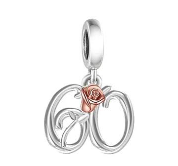 CHARMS ZAWIESZKA 60 URODZINY ROCZNICA RÓŻA