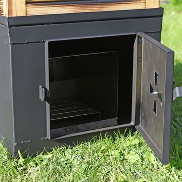 ДОМАШНЯЯ ДЕРЕВЯННАЯ САДОВАЯ КОПИЛКА С ПРЯМОЙ ПЕЧЬЮ ПАНКОРНИК