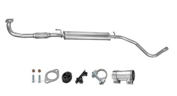 FIAT STILO 1.6 TŁUMIK ŚRODKOWY + ZŁĄCZE ELASTYCZNE