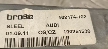 AUDI A7 S7 4G 2012 MOTOREK REGULACE SEDADLA 922174