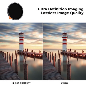 Серый регулируемый фильтр ND2-ND400 Nano X K&F, 52 мм