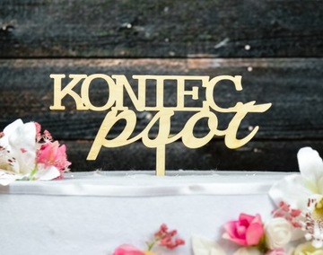 Topper TŚD-48-Koniec psot Ślub Wesele