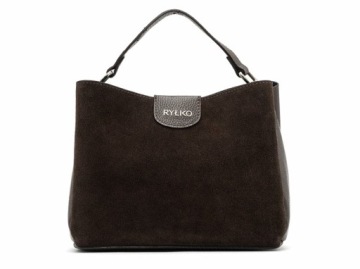 Сумка Ryłko R40295TB 2LK коричневая, кожаная сумка NEW