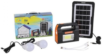 DUŻY AWARYJNY POWERBANK FOTOWOLTAICZNY SOLARNY USB LATARKA LED PV 3500 mAh