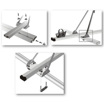 КОМПЛЕКТ РУЧОК ДЛЯ БАГАЖНИКА НА КРЫШУ AMOS BOSS. 4 шт.