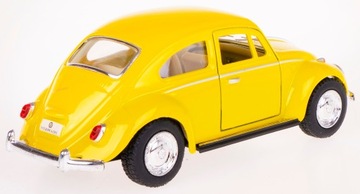 VW BEETLE CLASSIC METAL KINSMART 1:32 ЖЕЛТЫЙ