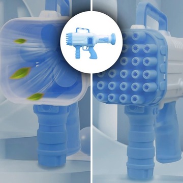 PISTOLET NA BAŃKI MASZYNA DO BANIEK MYDLANYCH AUTOMAT + PŁYN W ZESTAWIE