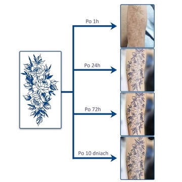 ЖЕНСКАЯ ТАТУ ЦВЕТЫ РОЗЫ ПРОДОЛЖИТЕЛЬНАЯ 2 НЕДЕЛИ 458