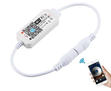 Ściemniacz Kontroler LED MONO WiFi 8A 96W SMART APLIKACJA MAGIC HOME biały