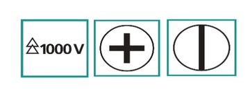 ZESTAW WKRĘTAKÓW VDE IZOLOWANYCH 3 4 5,5 PH1 PH2