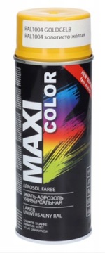 MAXI COLOR RAL 1004 FARBA ŻÓŁTY MIODOWY SPRAY