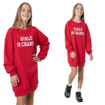 ПЛАТЬЕ-СВИТШОТ ДЛЯ ДЕВОЧЕК 4F JSUDD001 158/164