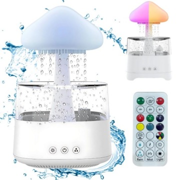 Zvlhčovač Vzduchu Difuzér Aromaterapie Led Lampa Rgb Pilot Usb