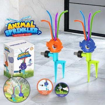 Игрушка-распылитель для детей, движущиеся трубки, вращающаяся игрушка-распылитель.