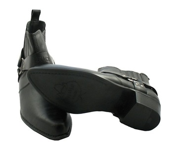 MĘSKIE SKÓRZANE BUTY KOWBOJKI SKÓRA POLSKIE r 46