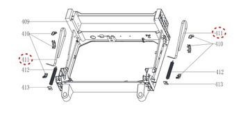 2x ЛЕНТА ДЛЯ ДВЕРНОЙ ПЕТЛИ ДЛЯ ПОСУДОМОЕЧНОЙ МАШИНЫ AMICA