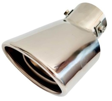 KOŃCÓWKA NAKŁADKA NA TŁUMIK - STAL NIERDZEWNA INOX