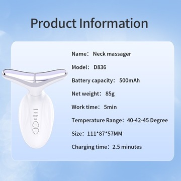 Beauty Подтяжка шеи и укрепляющий массажер для лица