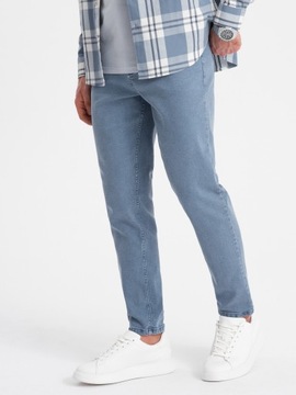 Spodnie męskie jeansowe OM-PADP-0148 blue M defekt