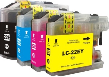 Tusz do Brother LC22E C Cyan MFC-J5920DW XL