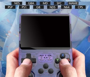 Новая портативная игровая консоль r36s с открытым исходным кодом, белая, 128G