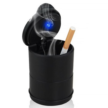 СВЕТОДИОДНАЯ АВТОПЕПЕЛЬНИЦА, КОРЗИНА ВМЕСТО КРУЖКИ