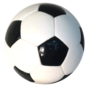 КЛАССИЧЕСКИЙ ФУТБОЛ, БЕЛЫЙ И ЧЕРНЫЙ, ДЛЯ НОЖКИ РАЗМЕР 5 BIEDRONKA