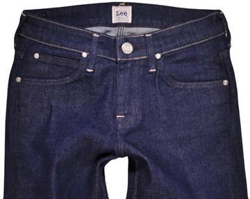 LEE spodnie navy skinny SCARLETT WORKER W28 L33