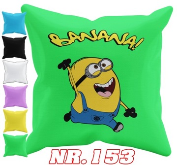 POSZEWKA NA PODUSZKĘ JAŚKA DO PRZEDSZKOLA MINIONKI + IMIĘ GRATIS