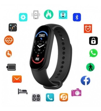 SMARTBAND M6-ЧЕРНЫЙ СПОРТИВНЫЙ РЕМЕСЛ ИЗМЕРИТЕЛЬ ЧАСТОТЫ ПУЛЬСА
