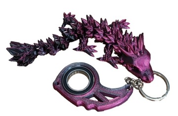 Keyspinner Keyrambit+SMOK CRYSTAL BABY DRAGON TikTok - PURPLE