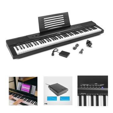 Pianino CYFROWE 88K półważona klawiatura+ SUSTAIN