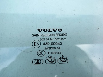SKLO (OKNO) DVEŘE LEVÝ PŘEDNÍ DVOJITÁ LEPIDLO VOLVO S60 I V70 II XC70