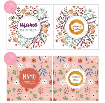 Скретч-карта – Мама, ты будешь бабушкой.