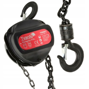 РУЧНАЯ ЛЕБЕДКА ИЗ СПЛАВА СТАЛИ ТВАРДИ 1Т ПОДЪЕМ ДО 3М T00001