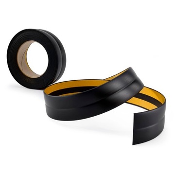 ОТДЕЛОЧНАЯ планка Гибкая ПВХ 18х18мм ЧЕРНАЯ Кухня 5м Уголок